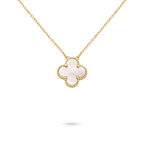 Mother-of-pearl Clover Motif Pendant