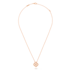 Diamanté Clover Motif Pendant