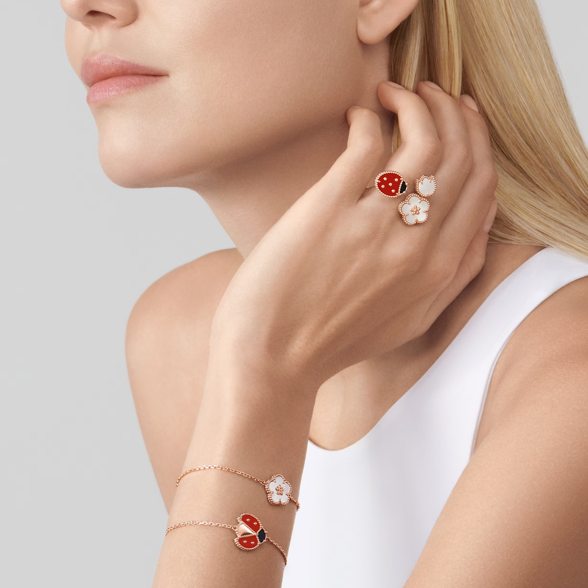 Whisper Ladybug Bracelet