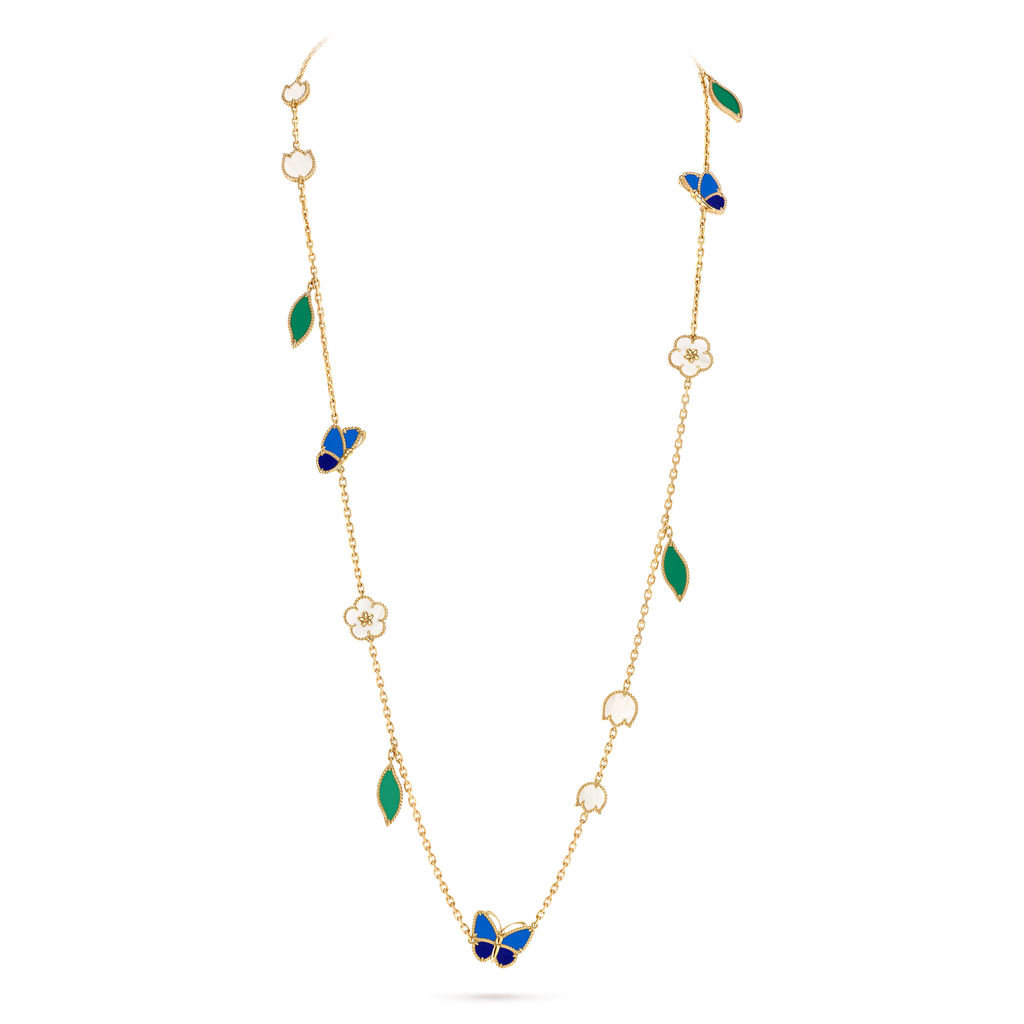 Butterfly Blossom Long Necklace