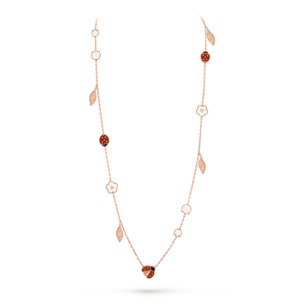 Enchanted Garden Charm Long Necklace