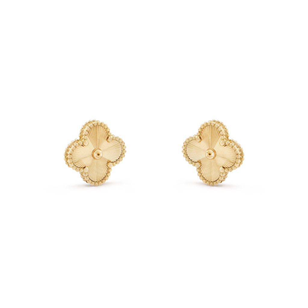 Lumière Clover Motif Earrings