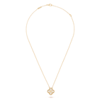 Diamanté Clover Motif Pendant