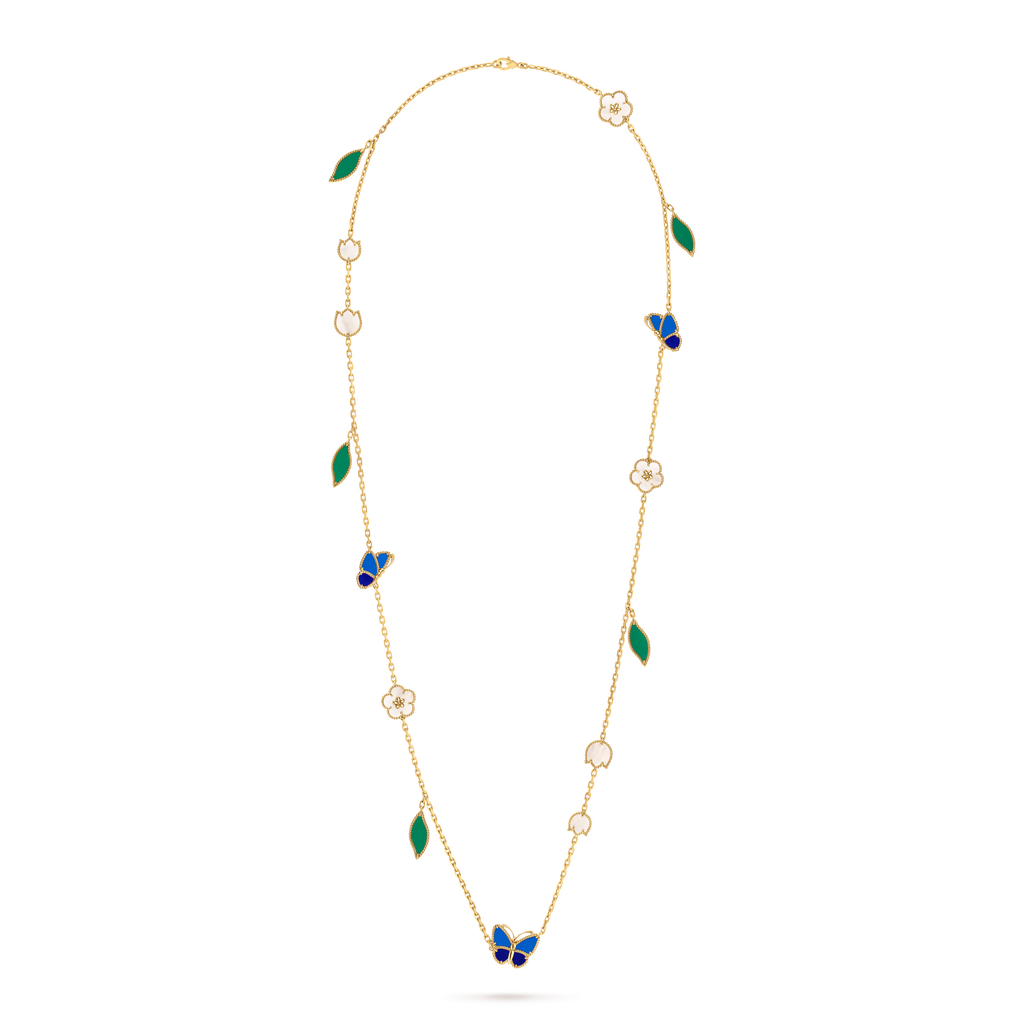 Butterfly Blossom Long Necklace