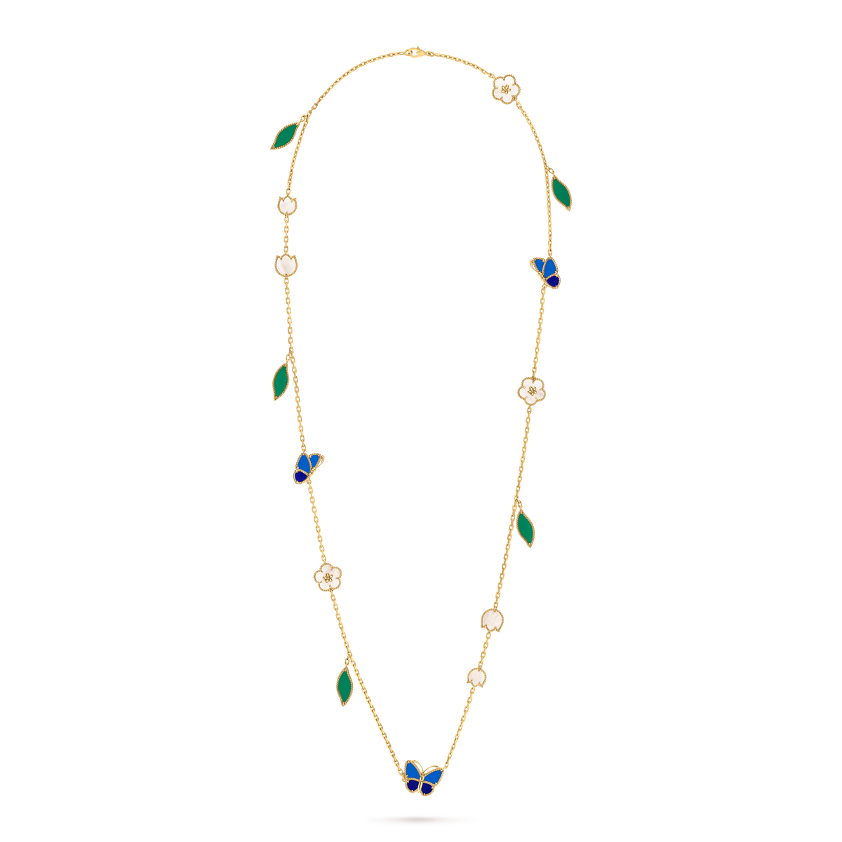 Butterfly Blossom Long Necklace