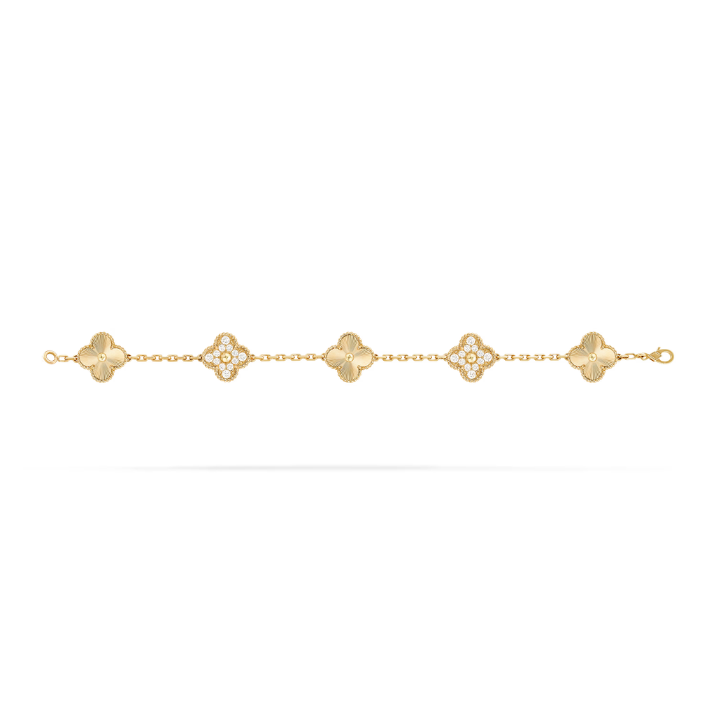 Lumière & Diamanté Clover Motif Bracelet