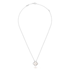 Mother-of-pearl Clover Motif Pendant