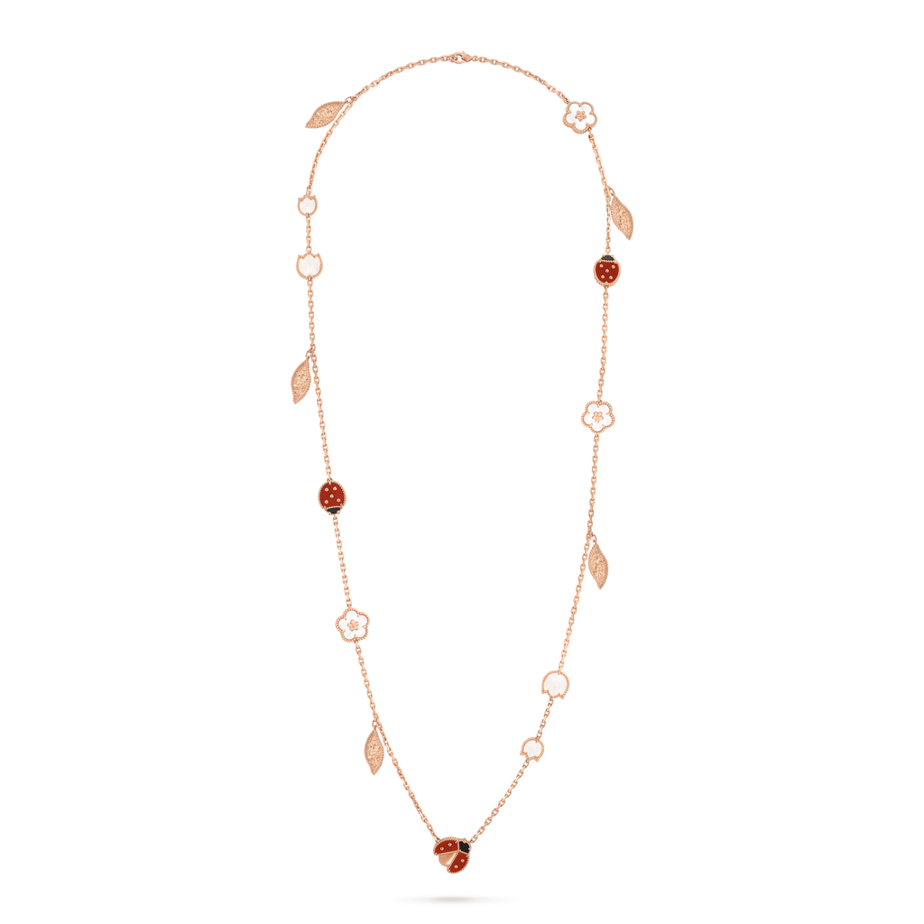 Enchanted Garden Charm Long Necklace
