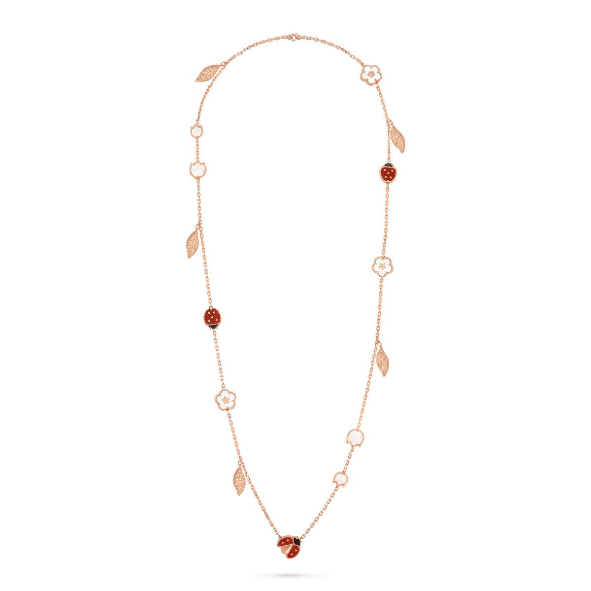 Enchanted Garden Charm Long Necklace