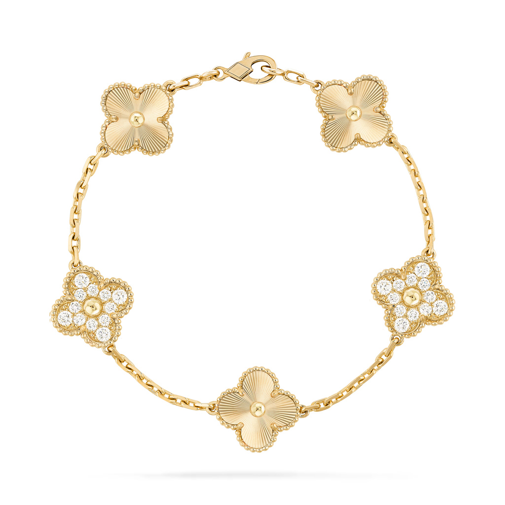 Lumière & Diamanté Clover Motif Bracelet