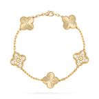 Lumière & Diamanté Clover Motif Bracelet