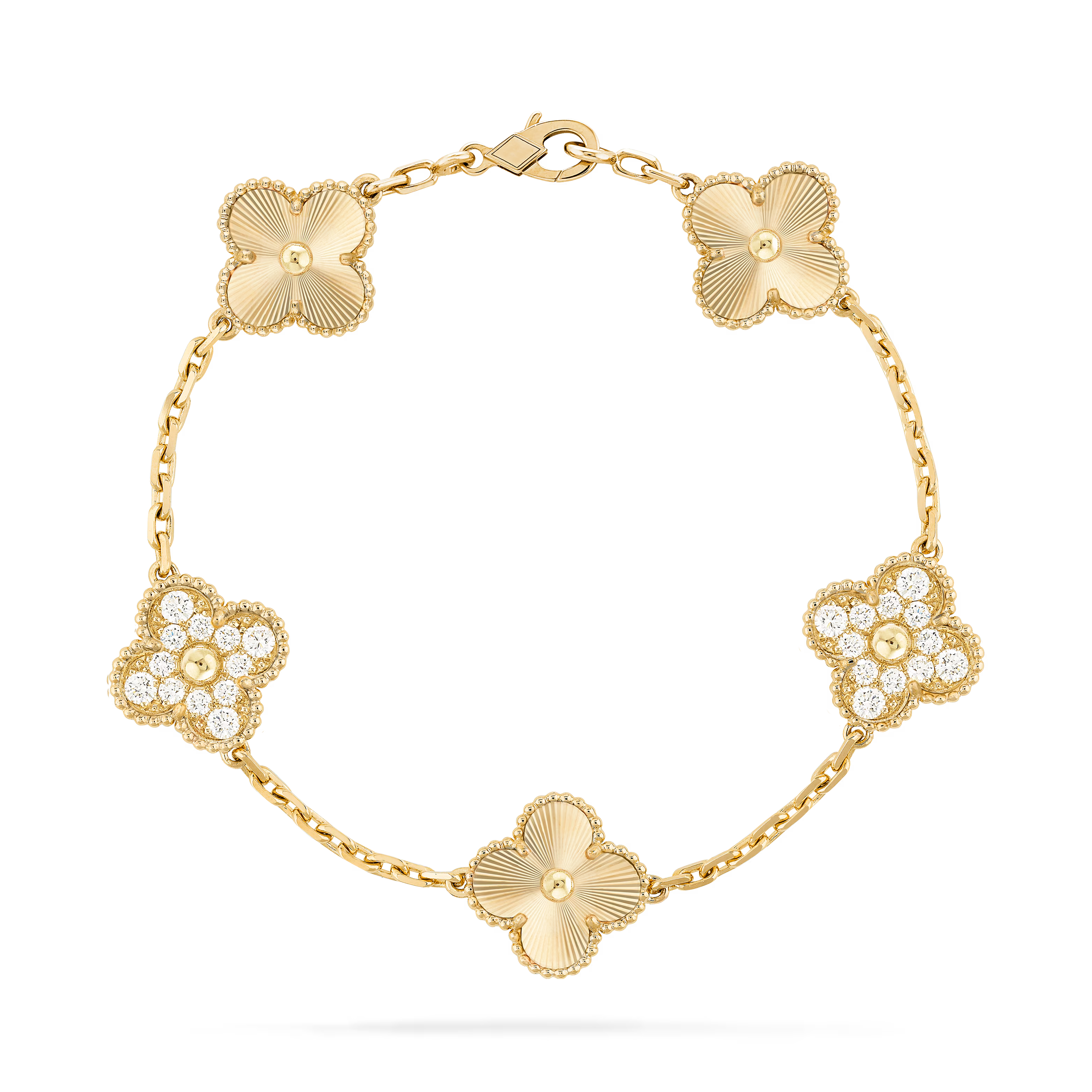 Lumière & Diamanté Clover Motif Bracelet