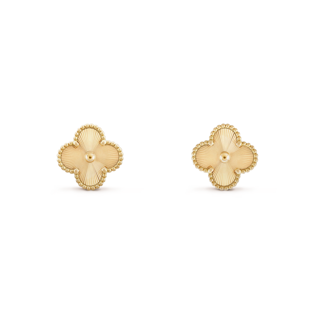 Lumière Clover Motif Earrings