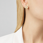 Lumière Clover Motif Earrings