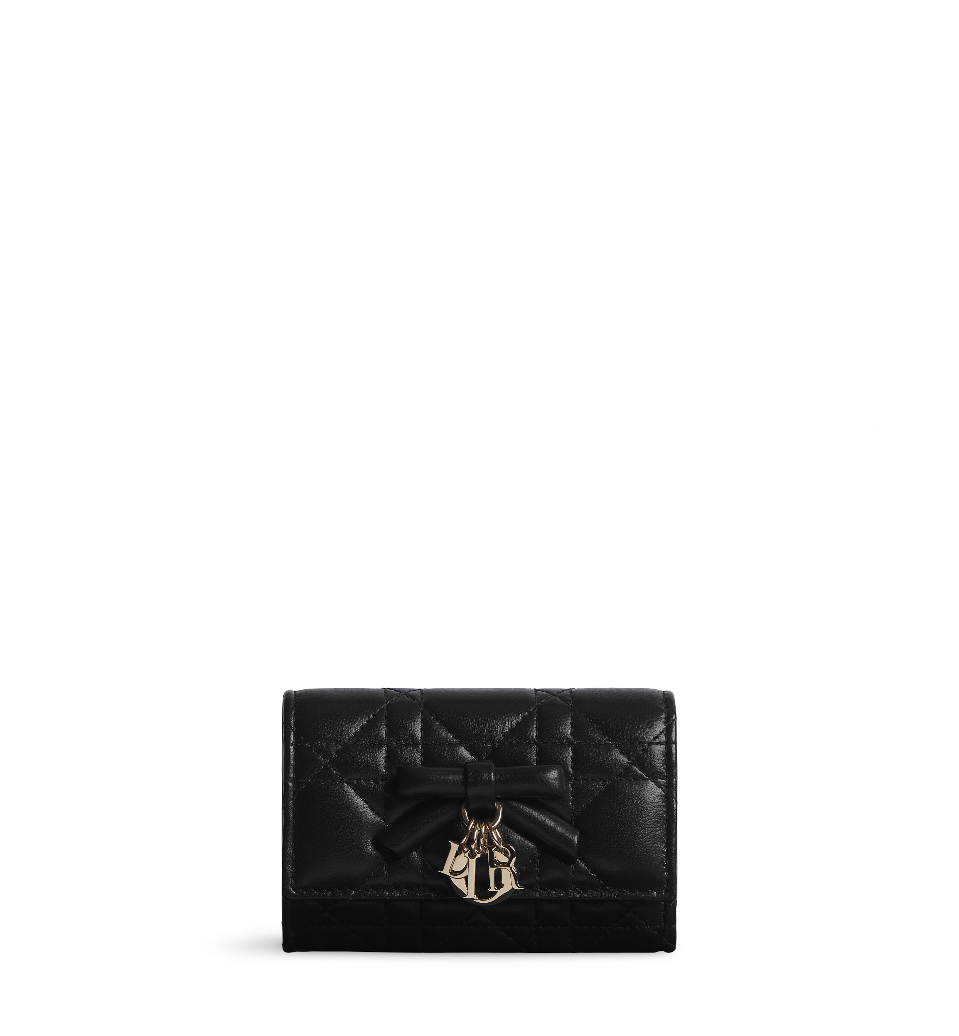 Parisian Noir Darling Bow Petite Wallet
