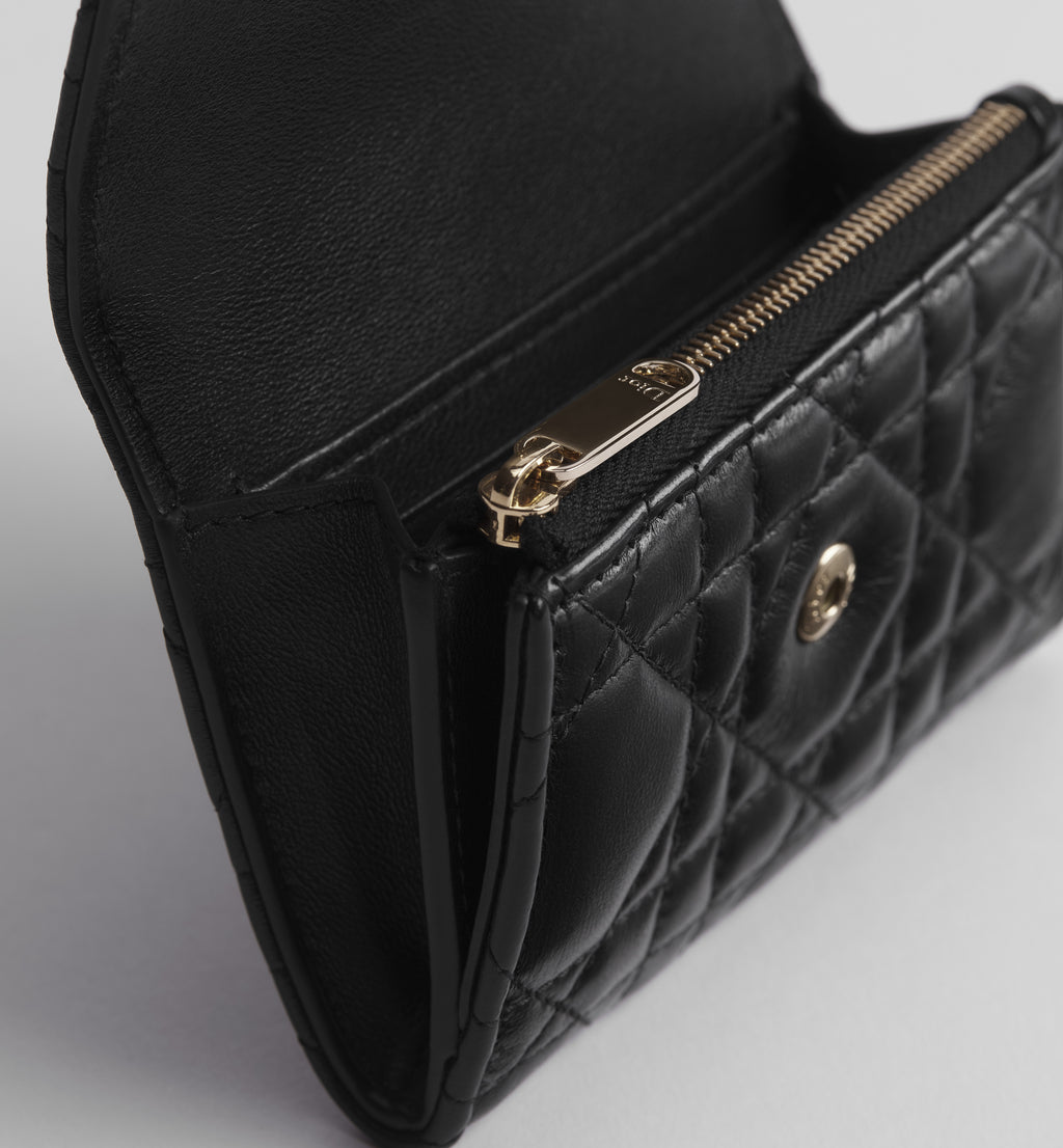 Parisian Noir Darling Bow Petite Wallet