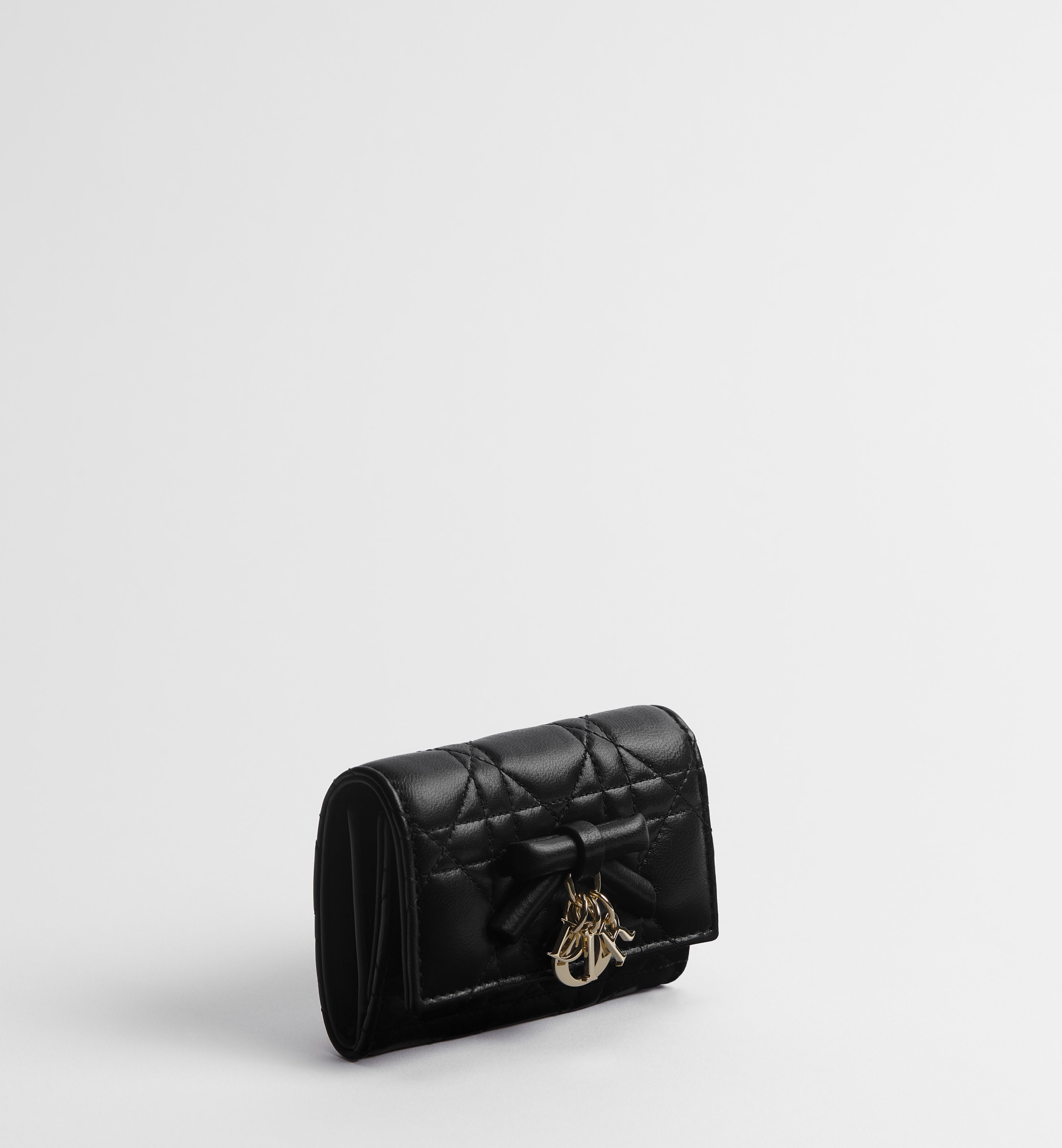 Parisian Noir Darling Bow Petite Wallet
