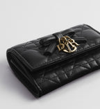 Parisian Noir Darling Bow Petite Wallet