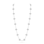 Lumière Clover Motif Long Necklace