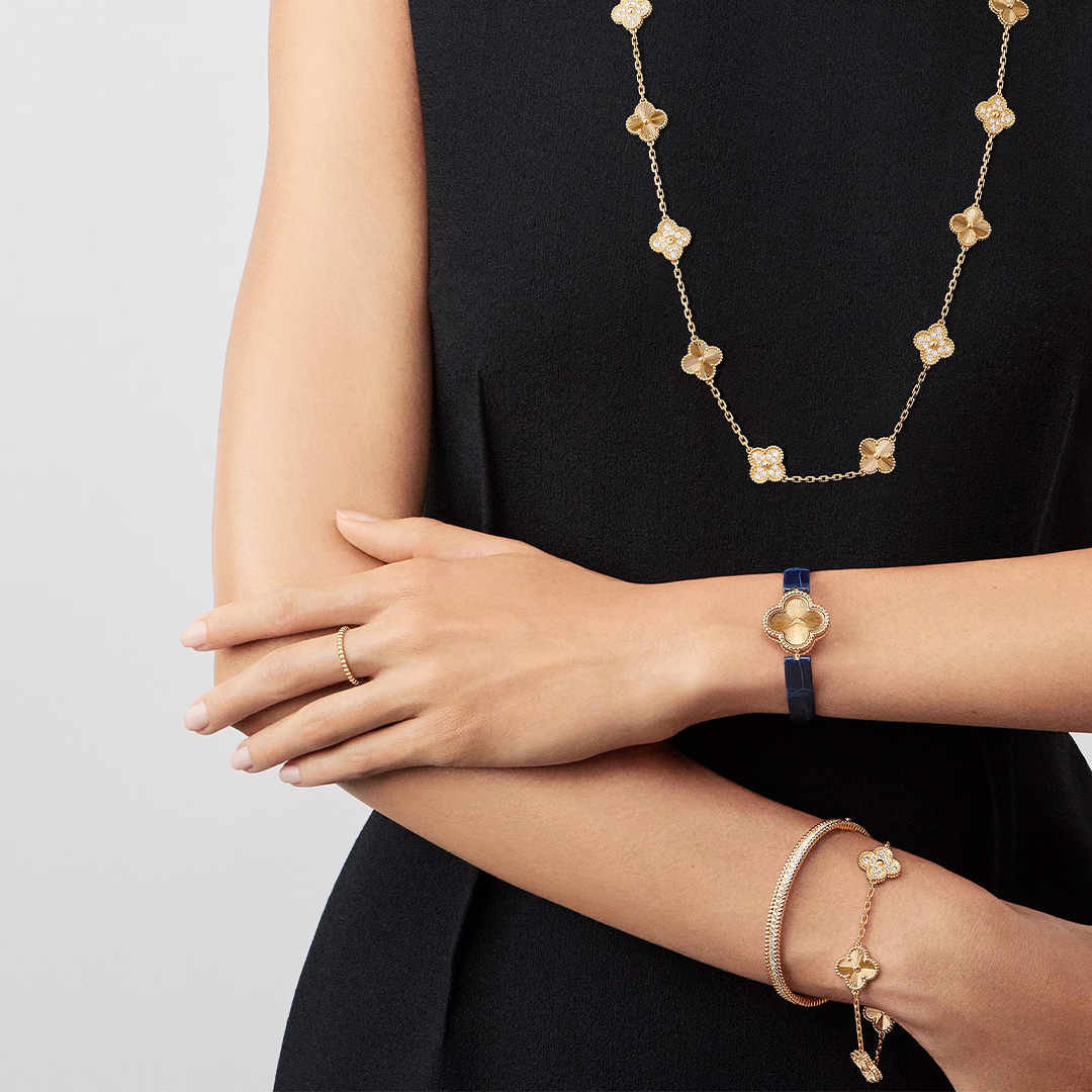 Lumière & Diamanté Clover Motif Bracelet