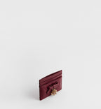 Bordeaux Red Darling Bow Card Holder