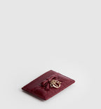 Bordeaux Red Darling Bow Card Holder