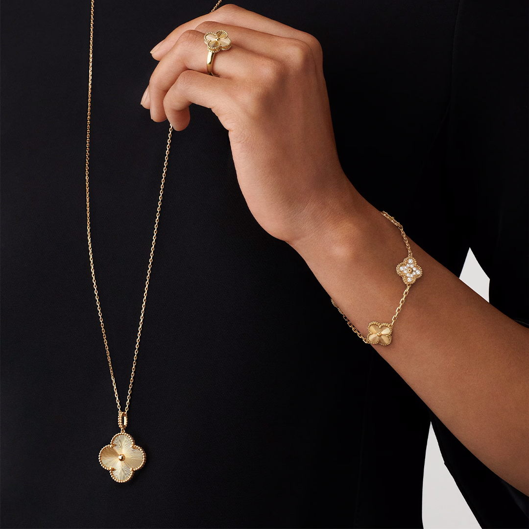 Lumière & Diamanté Clover Motif Bracelet