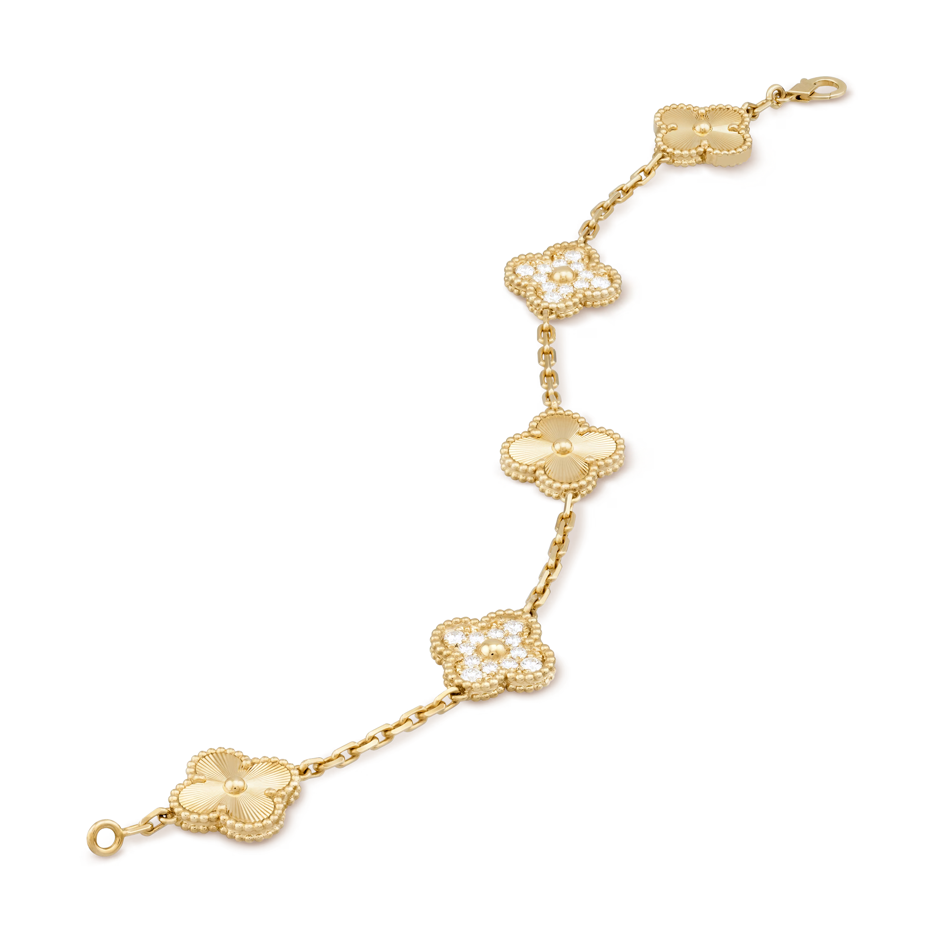 Lumière & Diamanté Clover Motif Bracelet